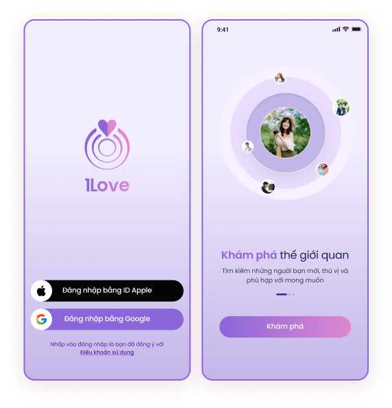 Ứng dụng hẹn hò online - 1love