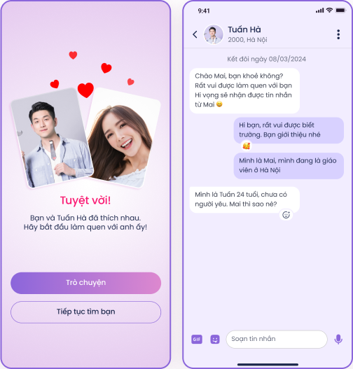 Ứng dụng hẹn hò online - 1love