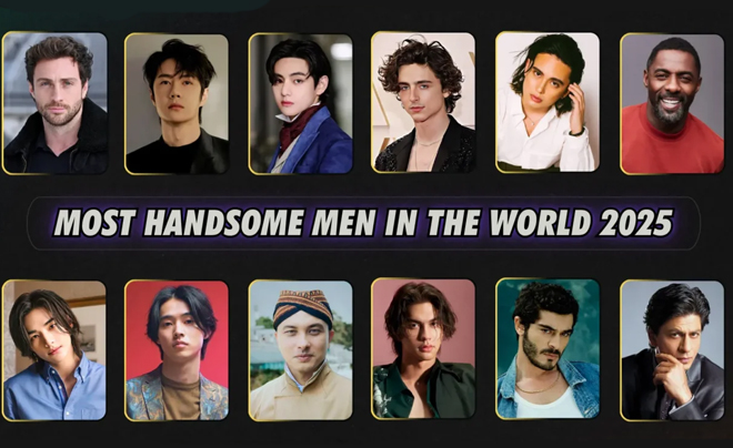 Top 10 người đàn ông đẹp trai nhất 2025 tính đến hiện tại