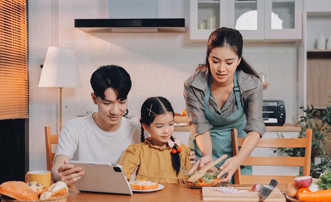 Như thế nào là mẫu phụ nữ của gia đình